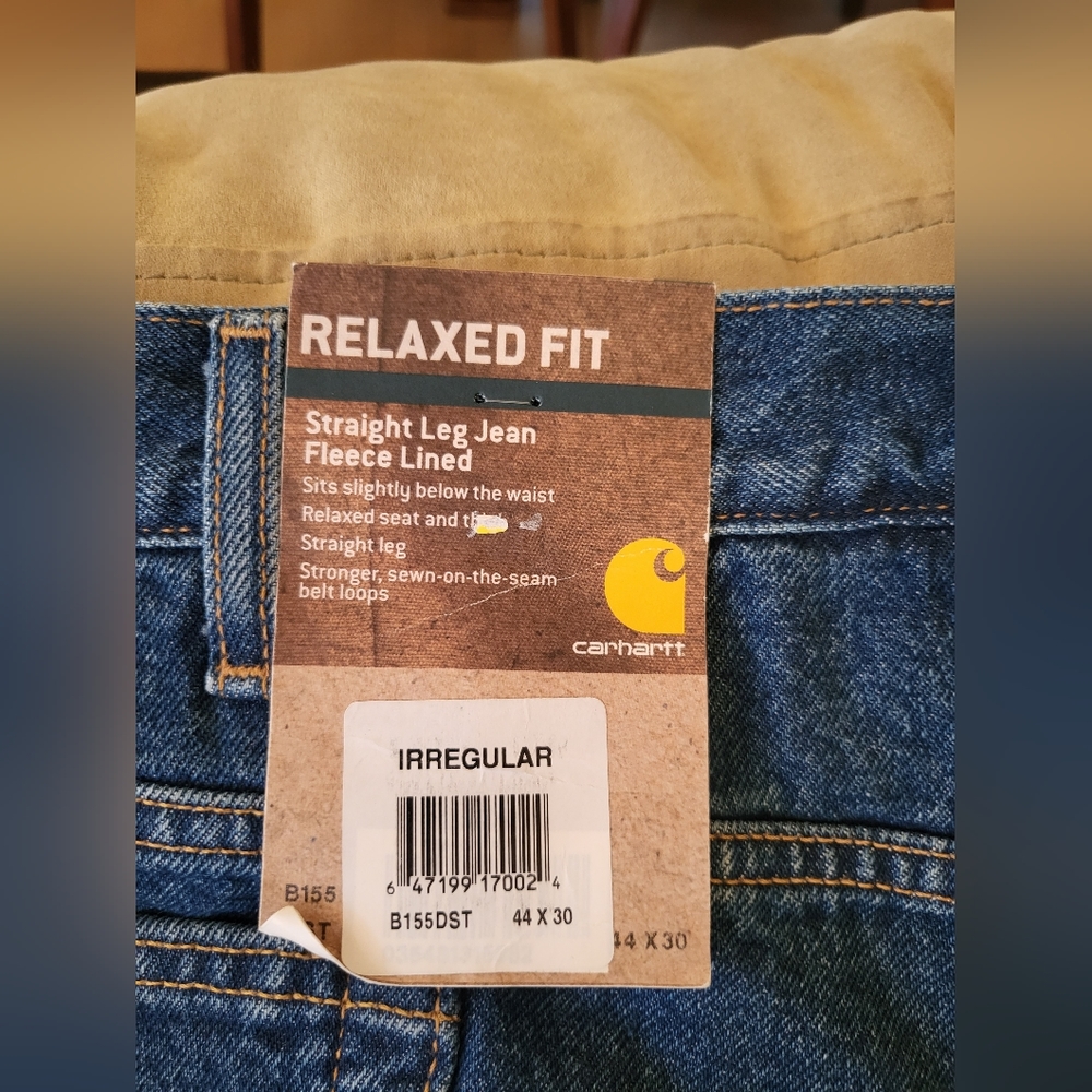 Carhartt Fleece Lined pant NWT